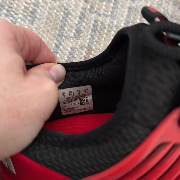 Puma Pacer Future Black Red Sneakers Men size 8 - Picture 10 of 10